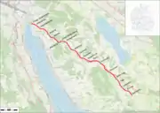 Location map of Forchbahn