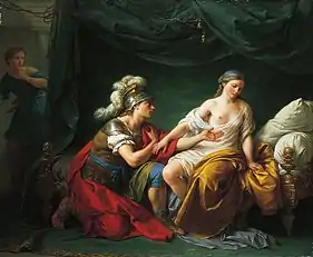 Alcibiades on his Knees Before his Mistress