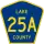 County Road 25A marker