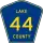 County Road 44 marker