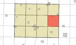 Location in Humboldt County
