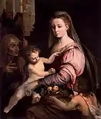 Virgin and Child with St Anne and the Infant St John
