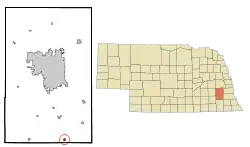Location of Firth, Nebraska