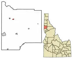 Location in Latah County, Idaho