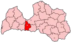 Location of Jelgava