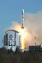 The launch of the Soyuz-2.1a from Vostochny Cosmodrome on 28 April 2016.