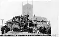 Postcard: Laying the cornerstone of the Methodist Episcopal Church, 1910
