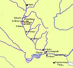 Map of Barotseland