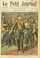 Le Petit Journal, Mehmed V is proclaimed Sultan in 1909.