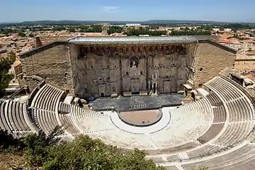 The Roman Theater in Orange, Vaucluse (1st century AD)