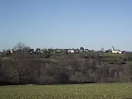 The village seen from Artiguemy