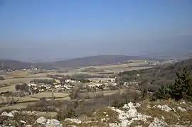 A general view of Rochefort-en-Valdaine