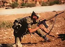 Lebanese Forces Infantry using M16A1