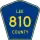 County Road 810 marker