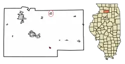 Location in Lee County, Illinois