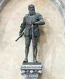 Funeral effigy in the Basilica di San Giovanni e Paolo