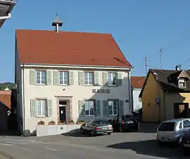 The town hall in Leimbach