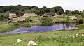 Reconstructed Iron Age village in "Sagnlandet Lejre", Denmark
