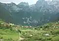 View over the village of Lëpushë