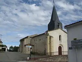 The church in Les Pineaux