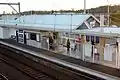 Leumeah Railway Station platform 1 entrance area.