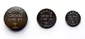 Different types of coin cells from Varta