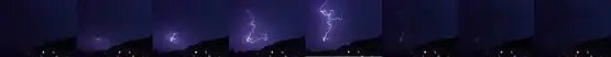 Image 20Lightning sequence (Duration: 0.32 seconds) (from Atmospheric electricity)