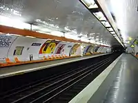 Line 8 platforms at Boucicaut