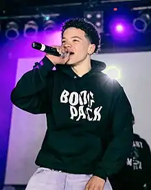 Lil Mosey performing in 2018