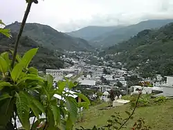 General view of General Leonidas Plaza Gutierrez, capital of Limon Indanza.