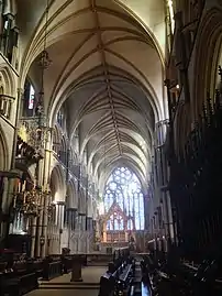 Rayonnant- Angel's Choir of Lincoln Cathedral (14th c.)