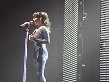 Lisa Scott-Lee performs during the Steps Ultimate Tour in 2012.