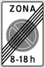 End of no parking zone