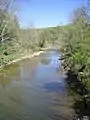 The Little Cacapon River viewed from Little Cacapon-Levels Road (County Route 3/3) near Creekvale