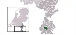 Location of Berg en Terblijt