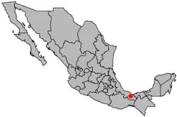 Minatitlán lies along the Coatzacoalcos River on the Isthmus of Tehuantepec