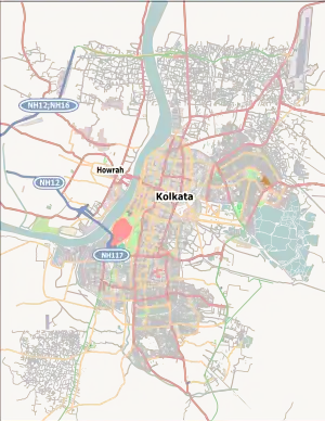 Howrah is located in Kolkata