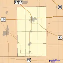 Williams is located in Adams County, Indiana