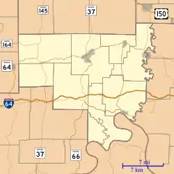 Curby is located in Crawford County, Indiana