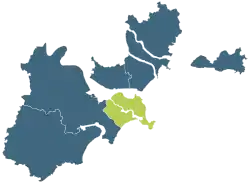 Location of Haojiang in Shantou