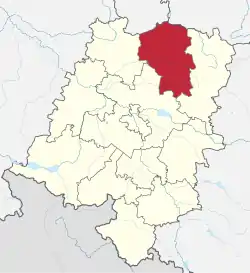 Location within the voivodeship