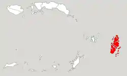 Location within Maluku