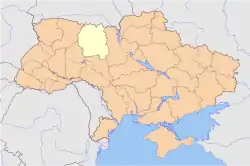 Zhytomyr National Agroecological University is located in Ukraine Zhytomyr Oblast (country map)