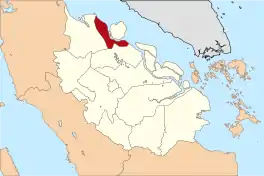 Location within Riau