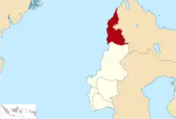 Location within West Sulawesi
