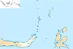Location within North Sulawesi