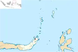 Location within North Sulawesi
