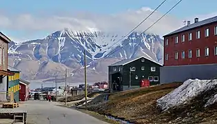 Nybyen near Longyearbyen