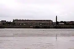 Fleetwood from across the Wyre estuary