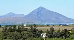 View from Ballycroy towards Slievemore in the distance